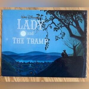 Walt Disney Lady and the Tramp Lithograph Portfolio Disney Store Sealed